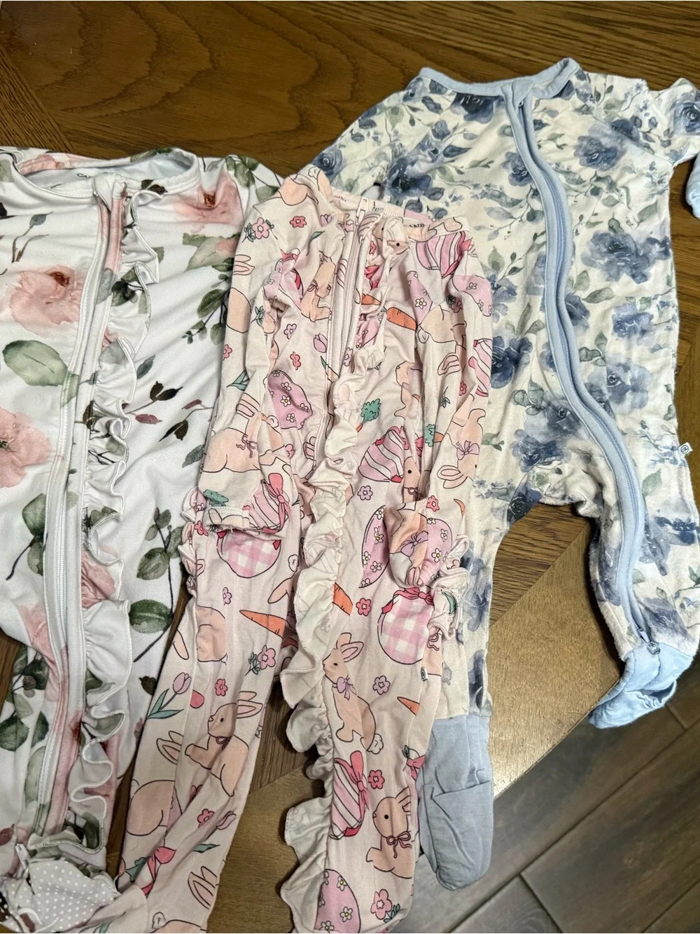 0-3 caden lane baby pajamas 6pc